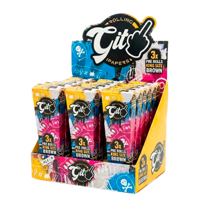 CONOS GIT UNBLEACHED KING SIZE (18 X 3)